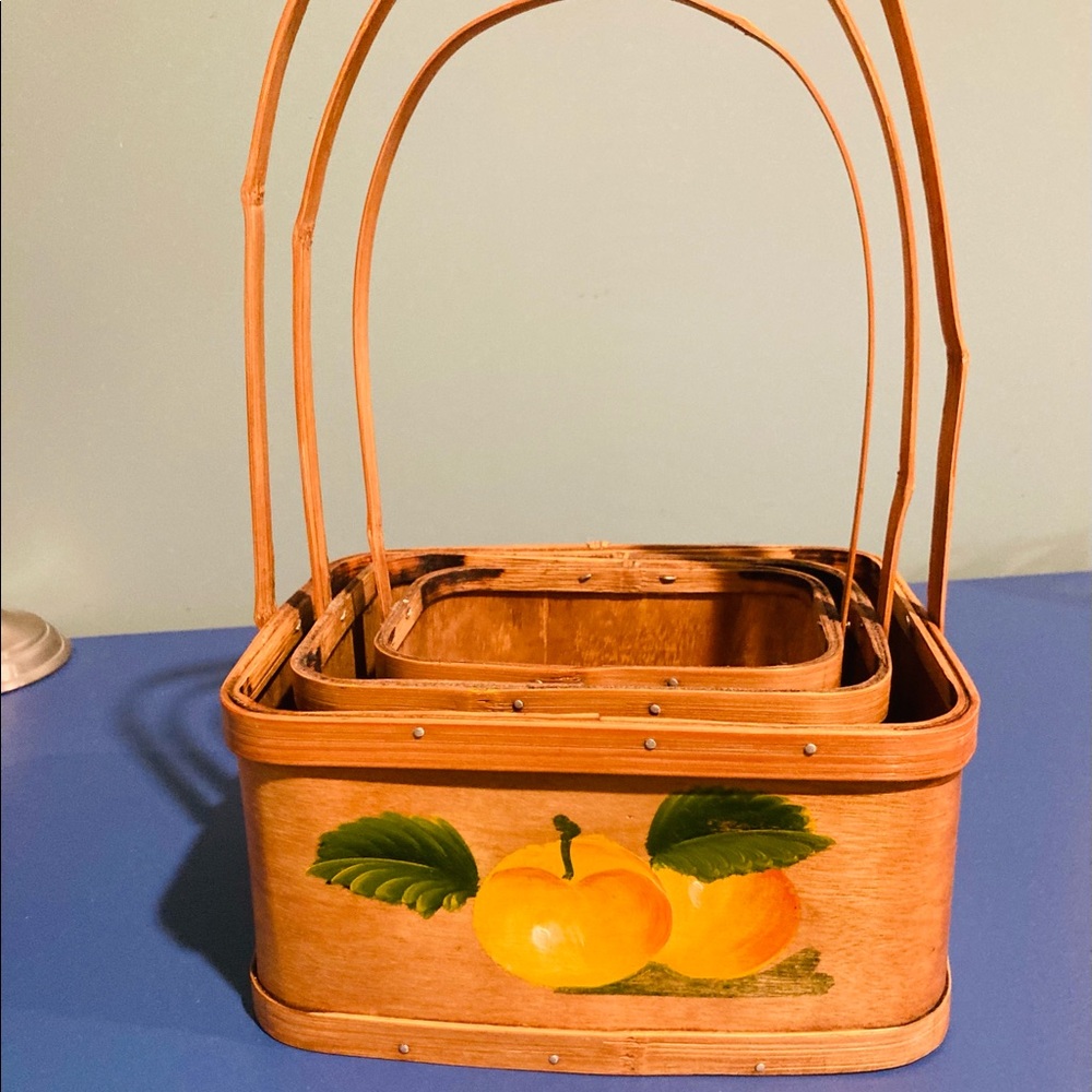 VINTAGE BASKETS SET - Picture 2 of 6